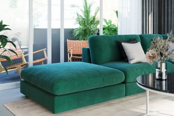 Arken 1-istuttava Keskimoduuli Sametilla 90 cm leveä - Vihreä - Huonekalut - Sohva - Moduulisohva