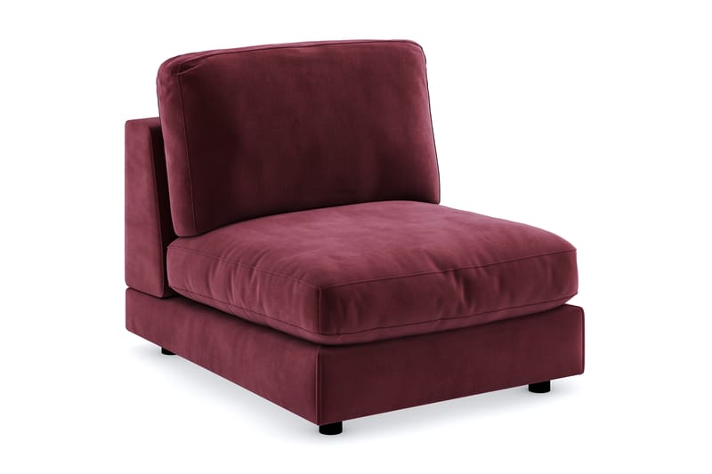 Arken 1-istuttava Keskimoduuli Sametilla 90 cm leveä - Violetti - Huonekalut - Sohva - Moduulisohva