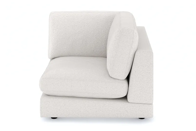 Arken 1-istuttava Kulmamoduuli Bouclélla - Valkoinen - Huonekalut - Sohva - Moduulisohva - Kulmamoduuli