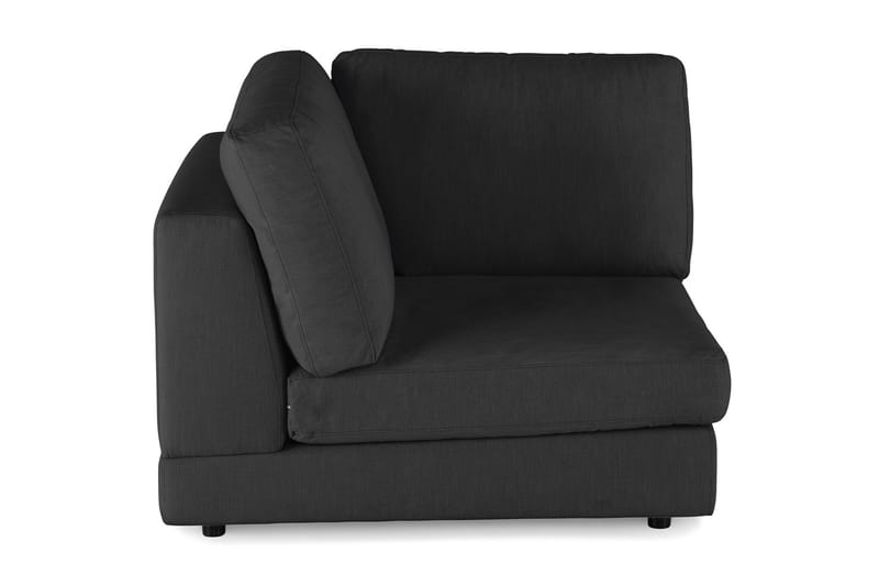 Arken 1-istuttava Kulmamoduuli Kankaalla - Musta - Huonekalut - Sohva - Moduulisohva - Kulmamoduuli