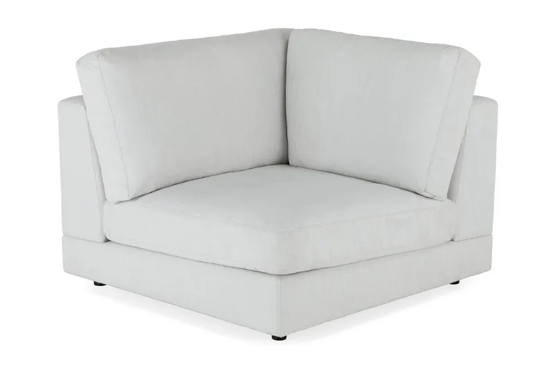 Arken 1-istuttava Kulmamoduuli Kankaalla, Vaaleanharmaa