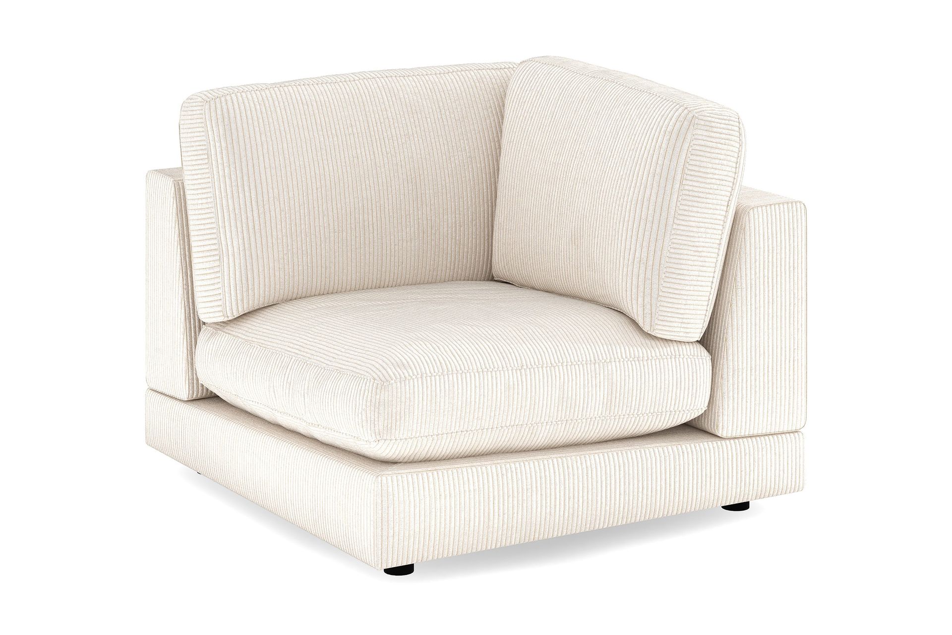 Arken 1-istuttava Kulmamoduuli Manchester-kankaalla - Beige
