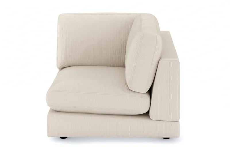 Arken 1-istuttava Kulmamoduuli Manchester-kankaalla - Beige - Huonekalut - Sohva - Moduulisohva - Kulmamoduuli