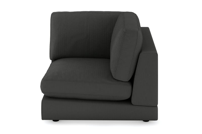 Arken 1-istuttava Kulmamoduuli Manchester-kankaalla - Tummanharmaa - Huonekalut - Sohva - Moduulisohva - Kulmamoduuli