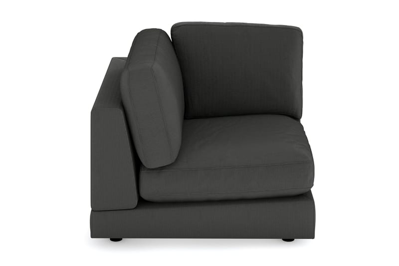 Arken 1-istuttava Kulmamoduuli Manchester-kankaalla - Tummanharmaa - Huonekalut - Sohva - Moduulisohva - Kulmamoduuli