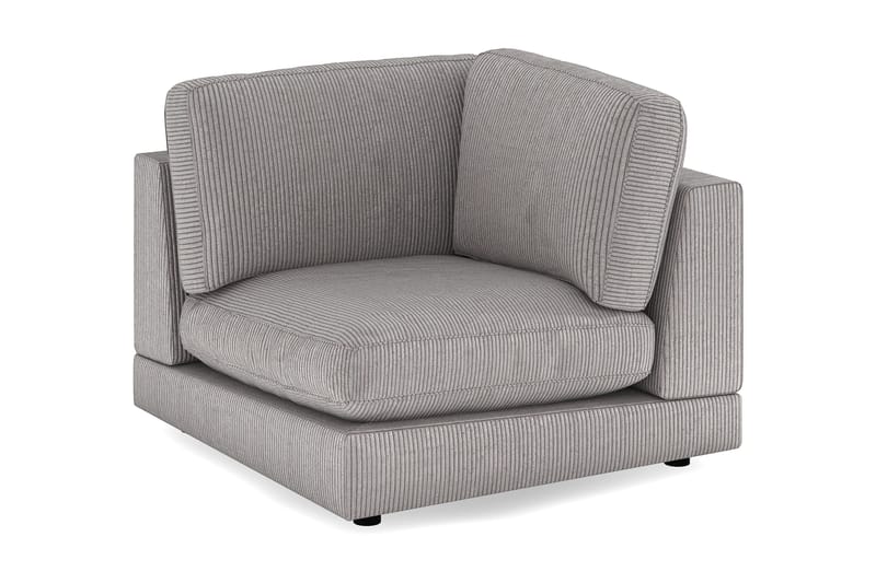 Arken 1-istuttava Kulmamoduuli Manchester-kankaalla - Tummanharmaa - Huonekalut - Sohva - Moduulisohva - Kulmamoduuli