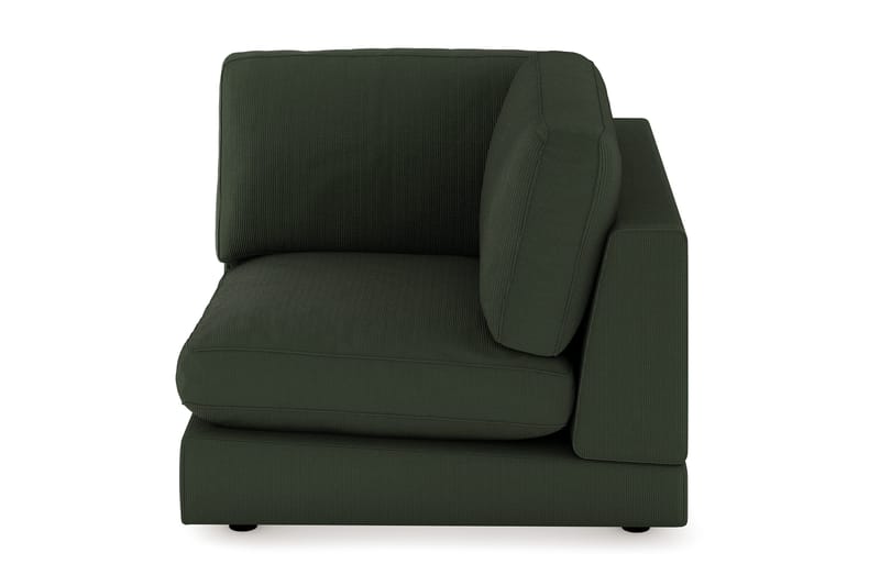 Arken 1-istuttava Kulmamoduuli Manchester-kankaalla - Tummanvihreä - Huonekalut - Sohva - Moduulisohva - Kulmamoduuli