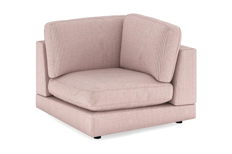 Arken 1-istuttava Kulmamoduuli Manchester-kankaalla, Vaaleanpunainen