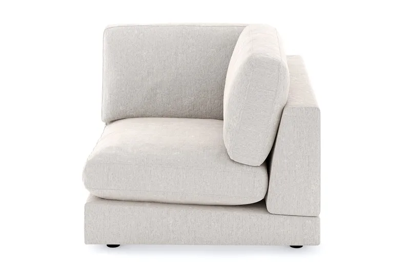 Arken 1-istuttava Kulmamoduuli Sametilla - Kermanvalkoinen - Huonekalut - Sohva - Moduulisohva - Kulmamoduuli