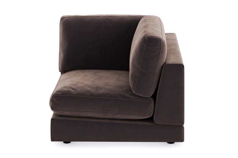 Arken 1-istuttava Kulmamoduuli Sametilla - Ruskea - Huonekalut - Sohva - Moduulisohva - Kulmamoduuli