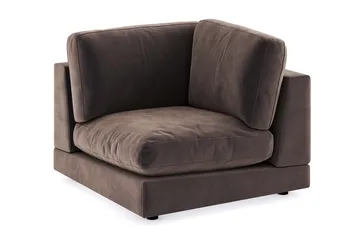 Arken 1-istuttava Kulmamoduuli Sametilla