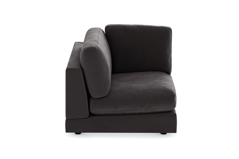 Arken 1-istuttava Kulmamoduuli Sametilla - Tummanharmaa - Huonekalut - Sohva - Moduulisohva - Kulmamoduuli