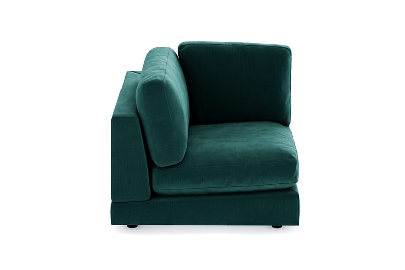 Arken 1-istuttava Kulmamoduuli Sametilla - Vihreä - Huonekalut - Sohva - Moduulisohva - Kulmamoduuli
