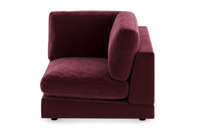 Arken 1-istuttava Kulmamoduuli Sametilla - Violetti - Huonekalut - Sohva - Moduulisohva - Kulmamoduuli