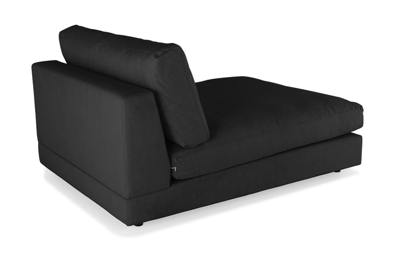 Arken 2-istuttava Divaanimoduuli Kankaalla - Musta - Huonekalut - Sohva - Moduulisohva - Muut moduulisohvan moduulit