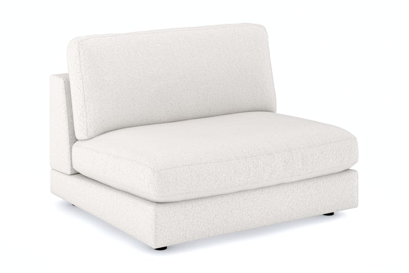 Arken 2-istuttava Keskimoduuli Bouclélla 120 cm leveä - Valkoinen - Huonekalut - Sohva - Moduulisohva
