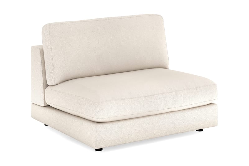 Arken 2-istuttava Keskimoduuli Kankaalla 120 cm leveä, Beige
