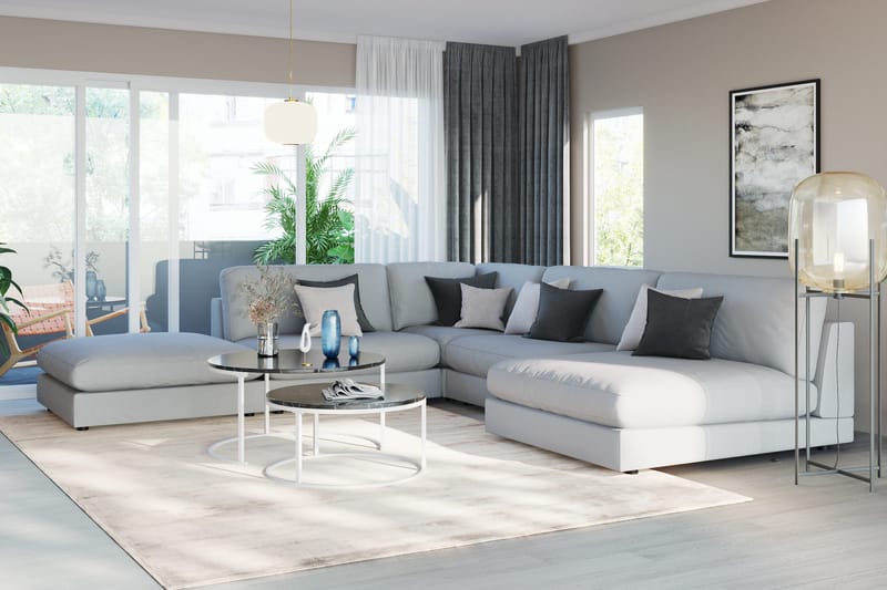 Arken 2-istuttava Keskimoduuli Kankaalla 120 cm leveä - Harmaa - Huonekalut - Sohva - Moduulisohva