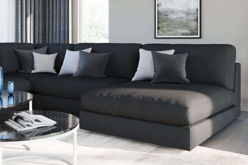 Arken 2-istuttava Keskimoduuli Kankaalla 120 cm leveä - Vaaleanharmaa - Huonekalut - Sohva - Moduulisohva