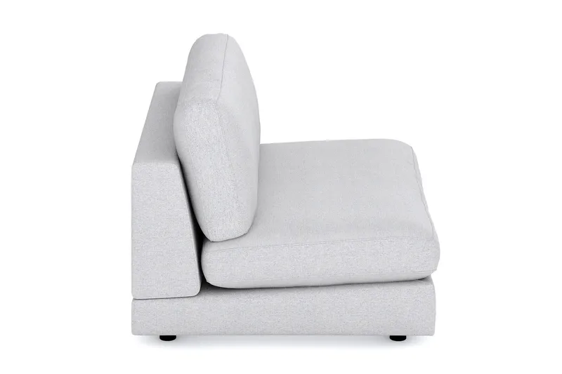 Arken 2-istuttava Keskimoduuli Kankaalla 120 cm leveä - Vaaleanharmaa - Huonekalut - Sohva - Moduulisohva