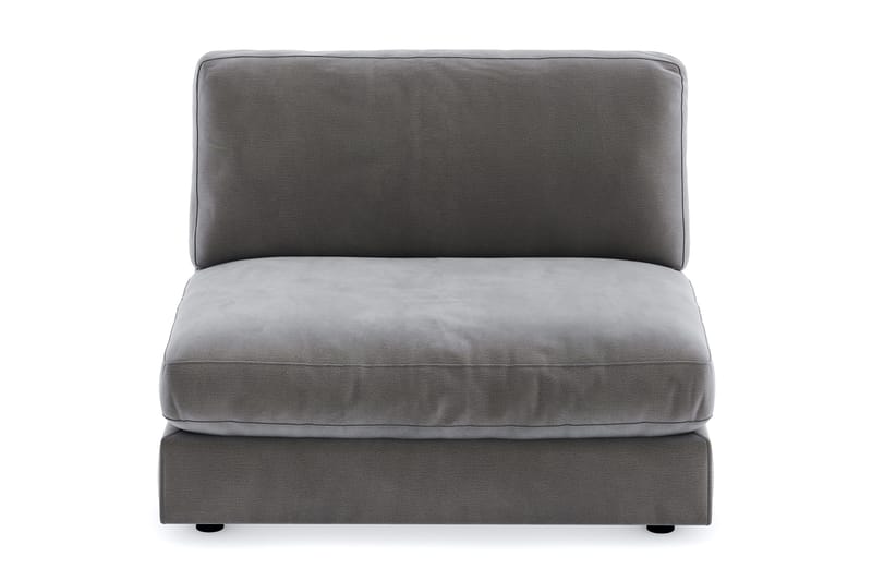 Arken 2-istuttava Keskimoduuli Sametilla 120 cm leveä - Tummanharmaa - Huonekalut - Sohva - Moduulisohva