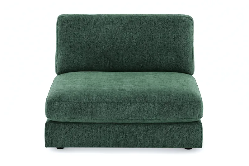 Arken 2-istuttava Keskimoduuli Sametilla 120 cm leveä - Tummanvihreä - Huonekalut - Sohva - Moduulisohva