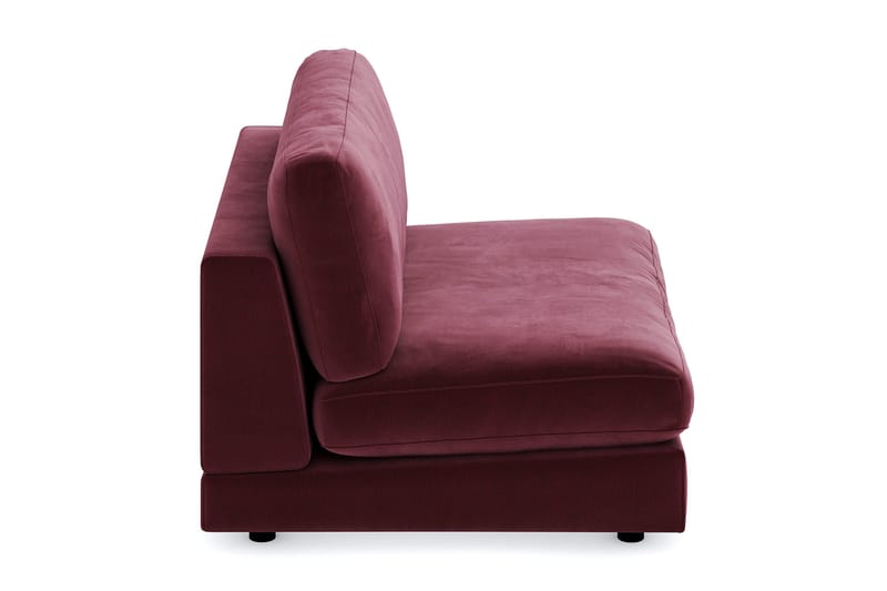 Arken 2-istuttava Keskimoduuli Sametilla 120 cm leveä - Violetti - Huonekalut - Sohva - Moduulisohva