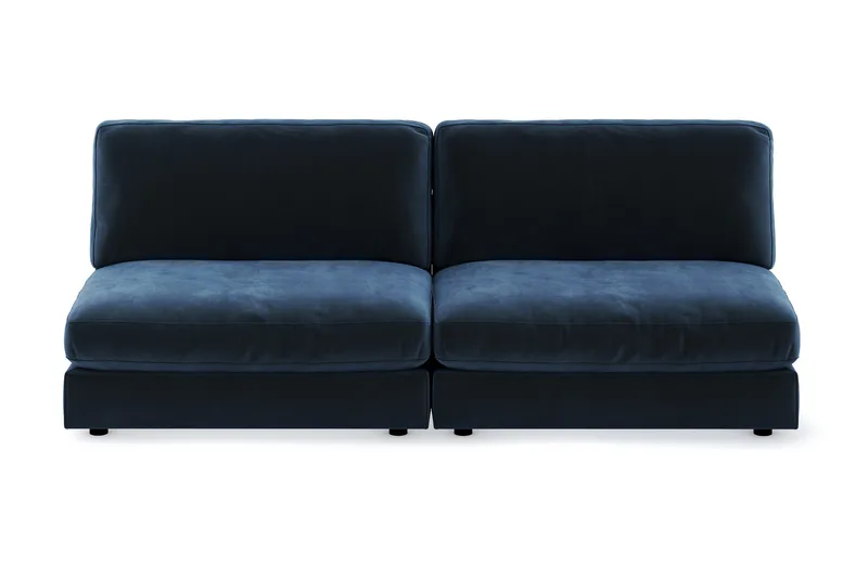 Arken 4-istuttava Modulaarisohva Sametilla - Sininen - Huonekalut - Sohva - Moduulisohva - Moduulisohvakokonaisuus