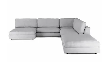 Arken 6-istuttava Käännettävä L-muotoinen Modulaarikulmasohva Divaanilla + Rahi Kankaalla