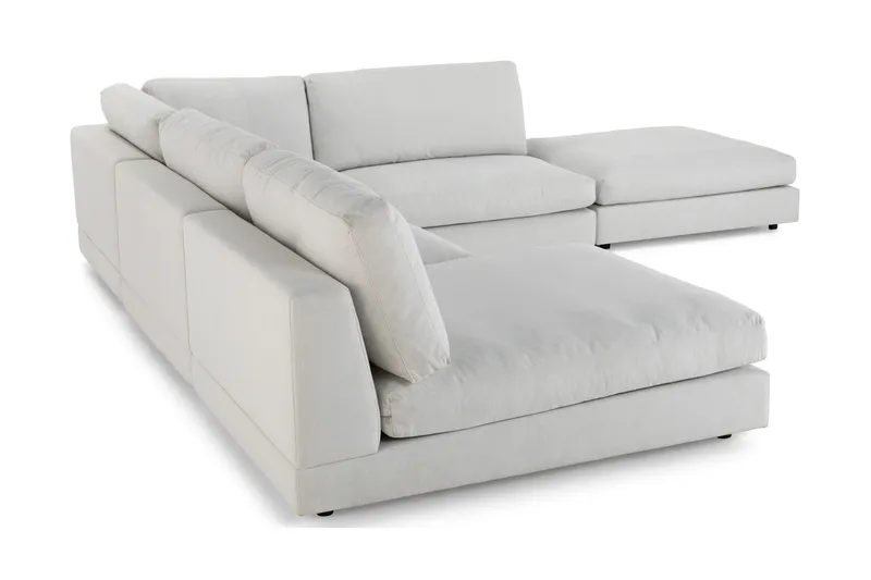 Arken 6-istuttava Käännettävä L-muotoinen Modulaarikulmasohva Divaanilla + Rahi Kankaalla - Vaaleanharmaa - Huonekalut - Sohva - Moduulisohva - Moduulisohvakokonaisuus