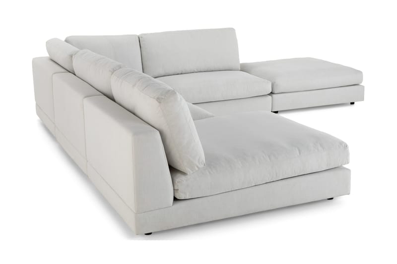 Arken 6-istuttava Käännettävä L-muotoinen Modulaarikulmasohva Divaanilla + Rahi Kankaalla - Vaaleanharmaa - Huonekalut - Sohva - Moduulisohva - Moduulisohvakokonaisuus