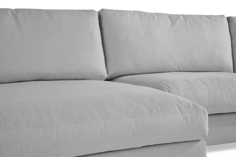 Arken 6-istuttava Käännettävä U-muotoinen Modulaarisohva Divaanilla + Rahi Kankaalla - Harmaa - Huonekalut - Sohva - Moduulisohva - Moduulisohvakokonaisuus