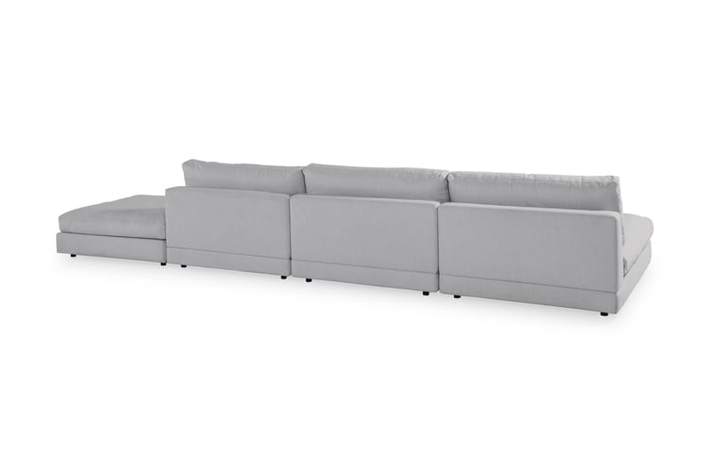 Arken 6-istuttava Käännettävä U-muotoinen Modulaarisohva Divaanilla + Rahi Kankaalla - Harmaa - Huonekalut - Sohva - Moduulisohva