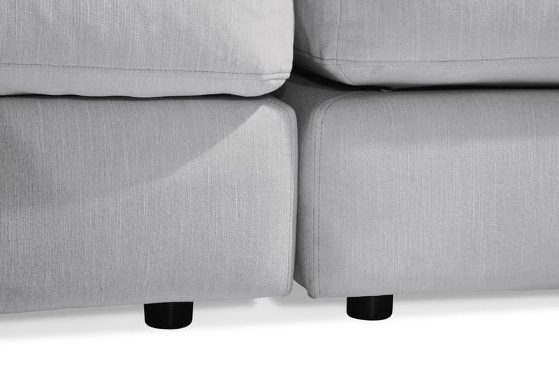 Arken 6-istuttava Käännettävä U-muotoinen Modulaarisohva Divaanilla + Rahi Kankaalla - Harmaa - Huonekalut - Sohva - Moduulisohva - Moduulisohvakokonaisuus