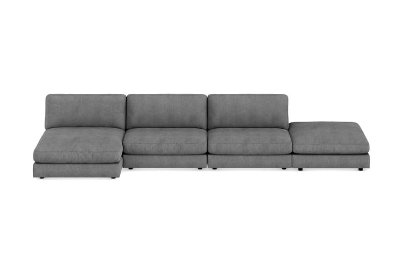 Arken 6-istuttava Käännettävä U-muotoinen Modulaarisohva Divaanilla + Rahi Kankaalla - Tummanharmaa - Huonekalut - Sohva - Moduulisohva