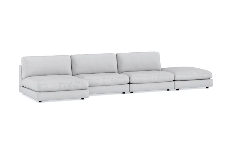 Arken 6-istuttava Käännettävä U-muotoinen Modulaarisohva Divaanilla + Rahi Kankaalla - Vaaleanharmaa - Huonekalut - Sohva - Moduulisohva - Moduulisohvakokonaisuus