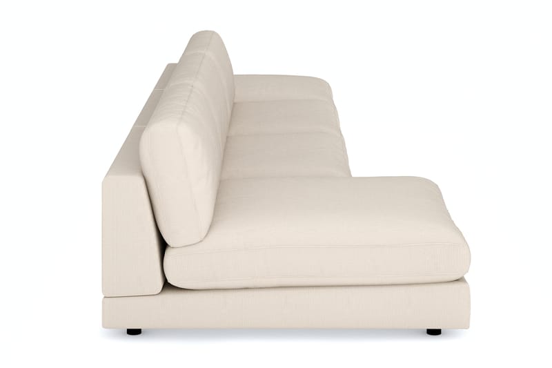 Arken 6-istuttava Käännettävä U-muotoinen Modulaarisohva Divaanilla + Rahi Manchesterekankaalla - Beige - Huonekalut - Sohva - Moduulisohva