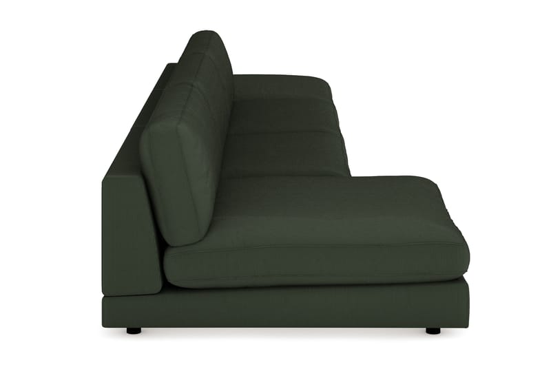 Arken 6-istuttava Käännettävä U-muotoinen Modulaarisohva Divaanilla + Rahi Manchesterekankaalla - Tummanvihreä - Huonekalut - Sohva - Moduulisohva - Moduulisohvakokonaisuus