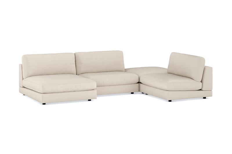 Arken 6-istuttava U-muotoinen Modulaarisohva + Rahi Manchesterekankaalla - Beige - Huonekalut - Sohva - Moduulisohva