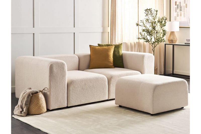 Brenden Modulaarisohva 2-istuttava - Beige - Huonekalut - Sohva - Moduulisohva