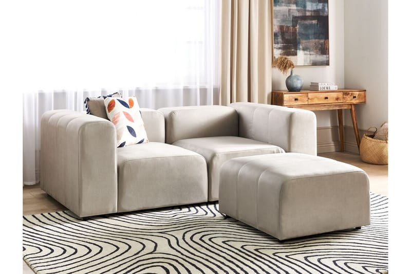 Brenden Modulaarisohva 2-istuttava - Beige - Huonekalut - Sohva - Moduulisohva