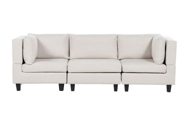Buck Modulaarisohva 3-istuttava, Beige/Musta