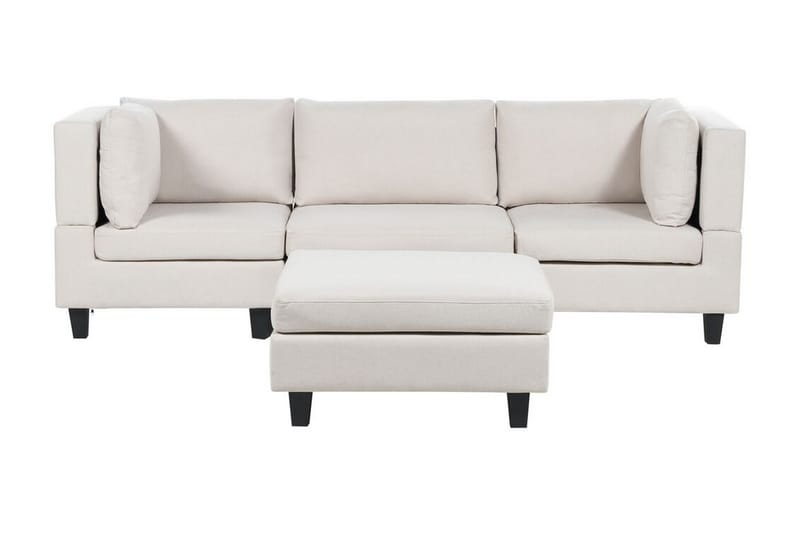 Buck Modulaarisohva 3-istuttava, Beige/Musta