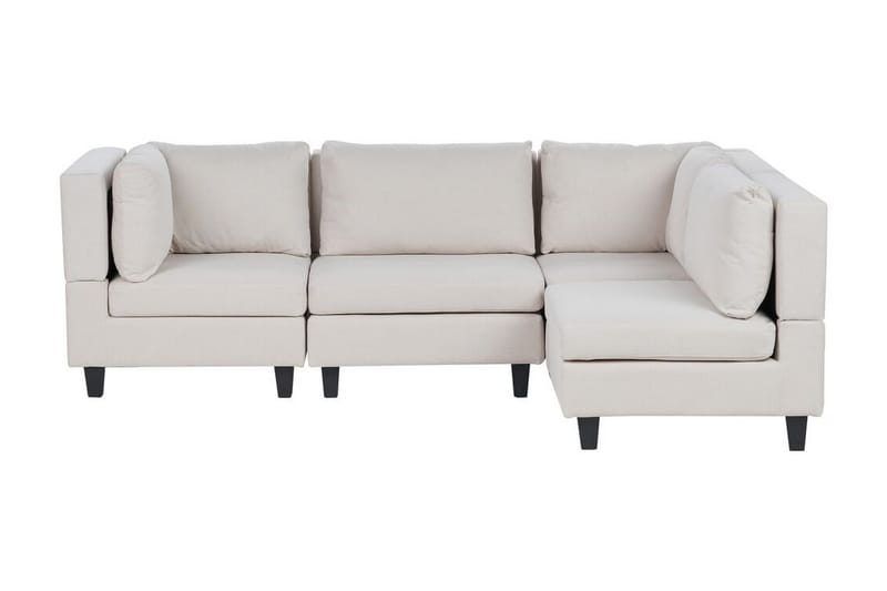 Buck Modulaarisohva 4-istuttava, Beige/Musta