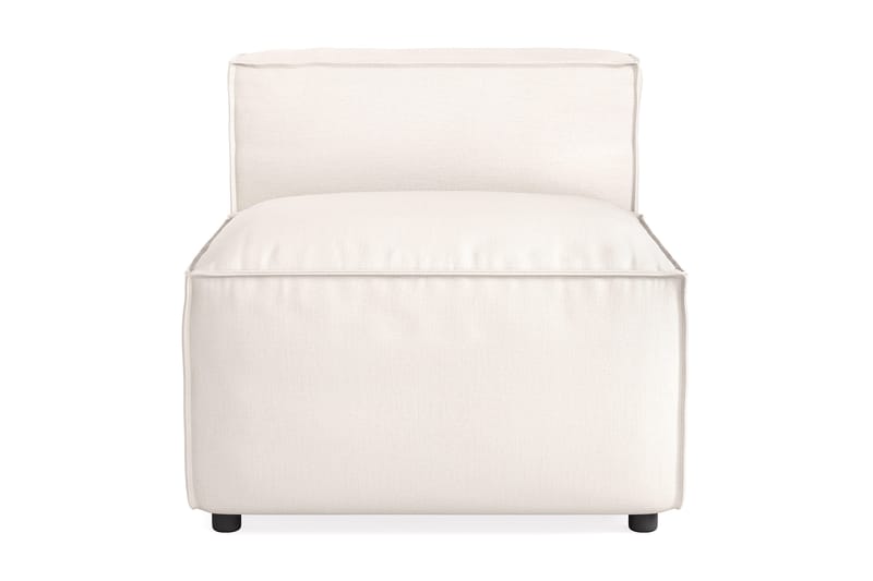 Cubo 1-istuttava Keskimoduuli Kangas 80 cm leveä, Vaalea beige