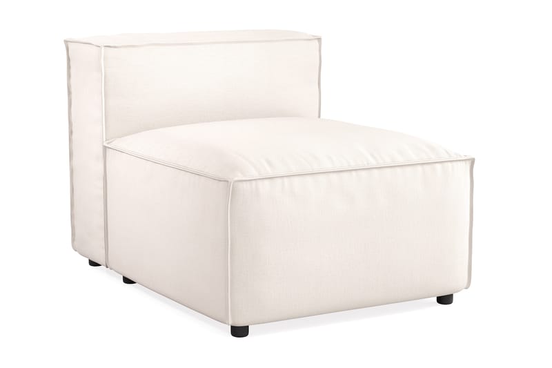 Cubo 1-istuttava Keskimoduuli Kangas 80 cm leveä - Vaalea beige - Huonekalut - Sohva - Moduulisohva