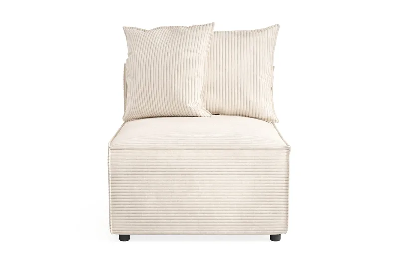 Cubo 1-istuttava Keskimoduuli Manchester 80 cm leveä - Beige - Huonekalut - Sohva - Moduulisohva
