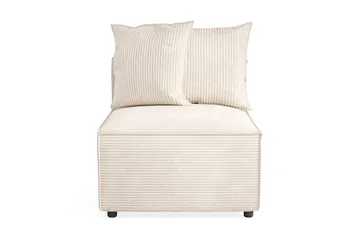 Cubo 1-istuttava Keskimoduuli Manchester 80 cm leveä - Beige - Huonekalut - Sohva - Moduulisohva