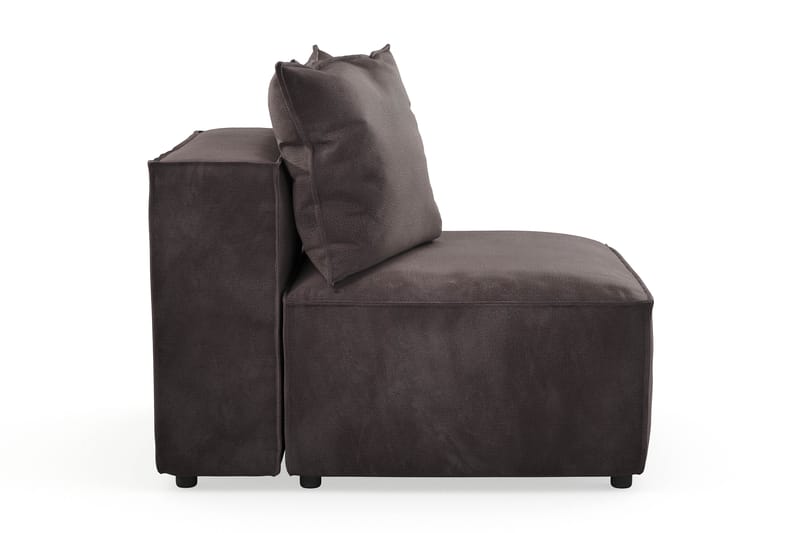 Cubo 1-istuttava Keskimoduuli Sametti 80 cm leveä - Tummanharmaa - Huonekalut - Sohva - Moduulisohva