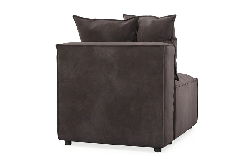 Cubo 1-istuttava Keskimoduuli Sametti 80 cm leveä - Tummanharmaa - Huonekalut - Sohva - Moduulisohva